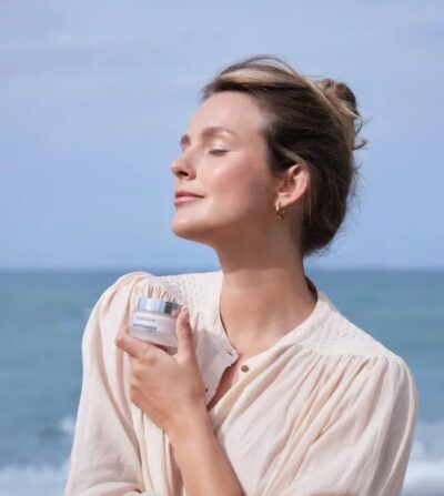Rosée glow visage mujer mar